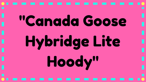 Canada Goose Hybridge Lite Hoody
